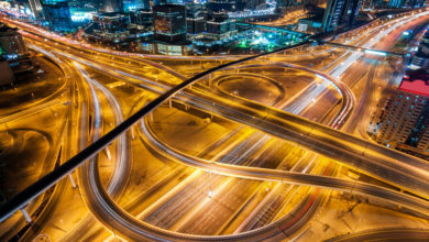 Electric car charging points for Dubai-Abu Dhabi highway