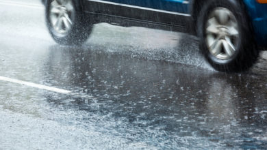 Safe driving in stormy weather